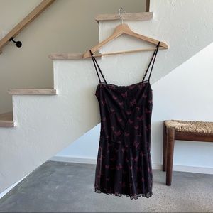 Urban Outfitters Women’s Butterly Print Spaghetti Strap Top